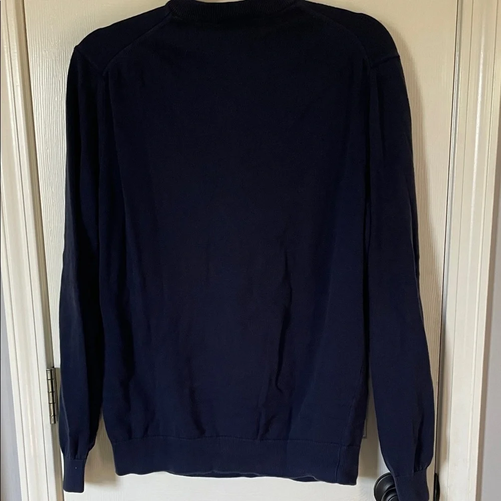 Lacoste Classic men’s 100% cotton V-Neck Sweater size Large